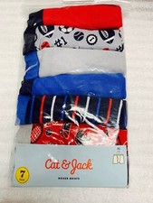 Boys 7 Pack Sports Boxer Brief Underwear Cat  Jack Size XL 16 