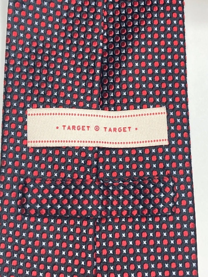 Gravata formal masculina Target 59"Lx3.5"W multicolorida - Imagem 2 de 4