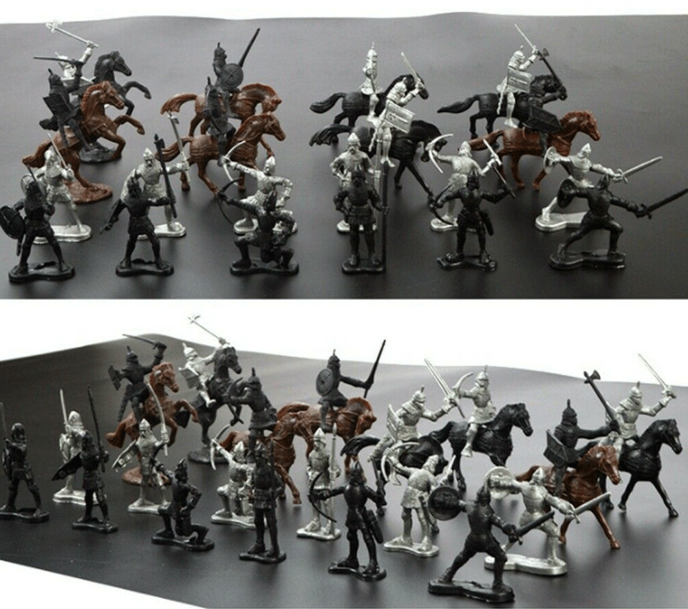 toy knights and horses
