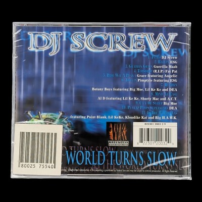 SEALED, DJ Screw – As The World Turns Slow, Audio CD, 1st edition