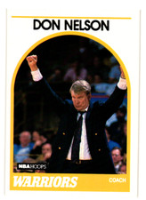 1989-90 NBA Hoops Basketball Card #273 Don Nelson Coach Golden State Warriors  