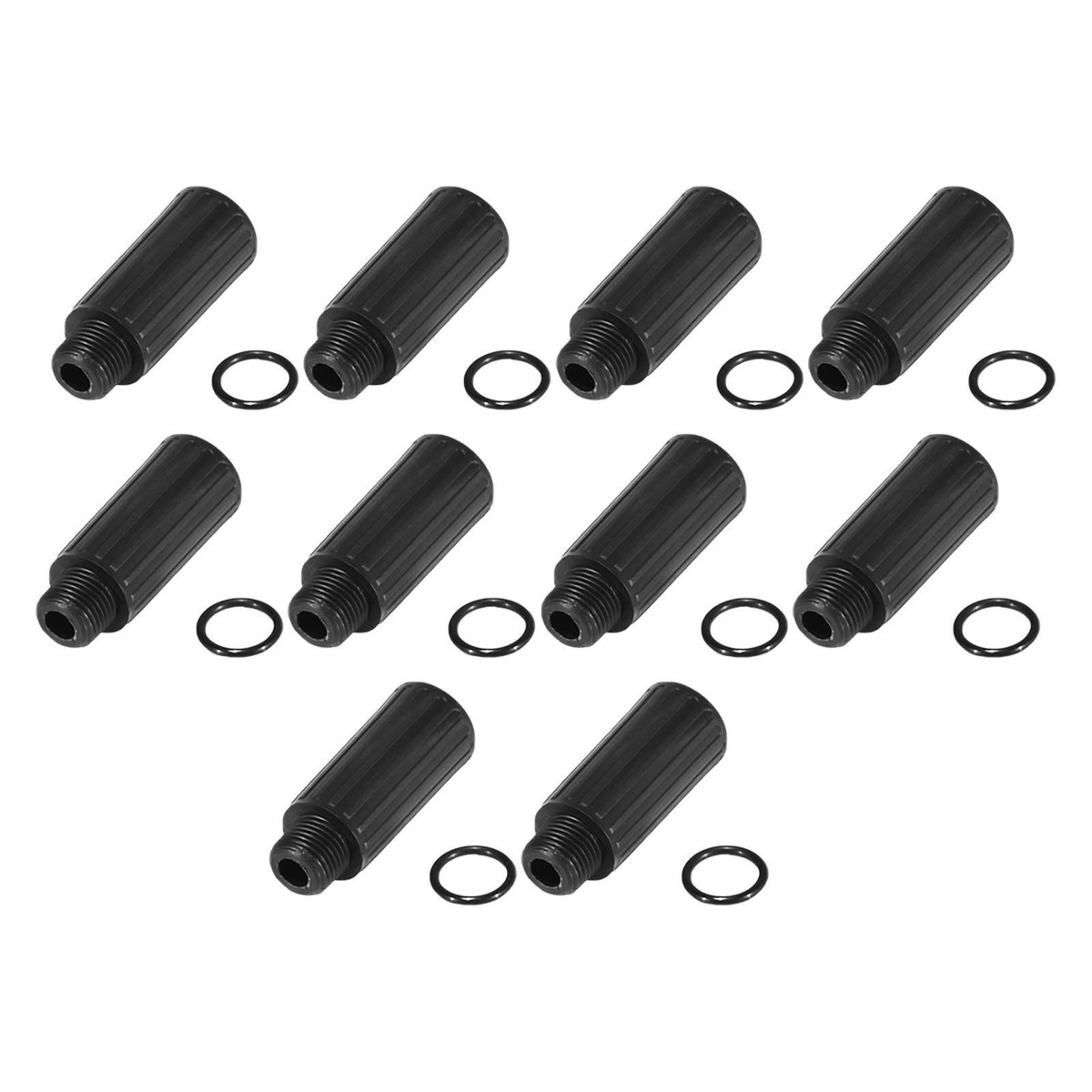 15.5mm Black Air Compressor Oil Plug – Plastic Vent/Breathing Rod Valve Accessory For Pneumatic Tools