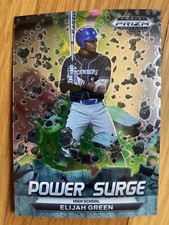 2022 Panini Prizm Draft Picks Baseball Elijah Green Power Surge