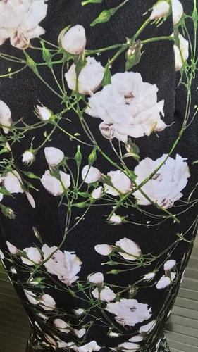 Handmade Goth Whimsical Fairy Mermaid Floral Skirt Size M Cottagecore B22 - Picture 2 of 5