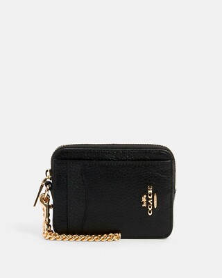 NWT Coach Zip ID Card Case | eBay