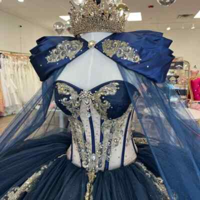 ebay prom dresses size 16 New Arrival Quinceanera Dresses Sky Blue Sweet 16 Prom Ball Gowns for Girl