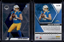 2020 Panini Mosaic Justin Herbert RC #204 Los Angeles Chargers Rookie