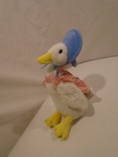 GUND Plush Beatrix Potter Jemima Puddle duck Stuffed Animal Bonnet apron