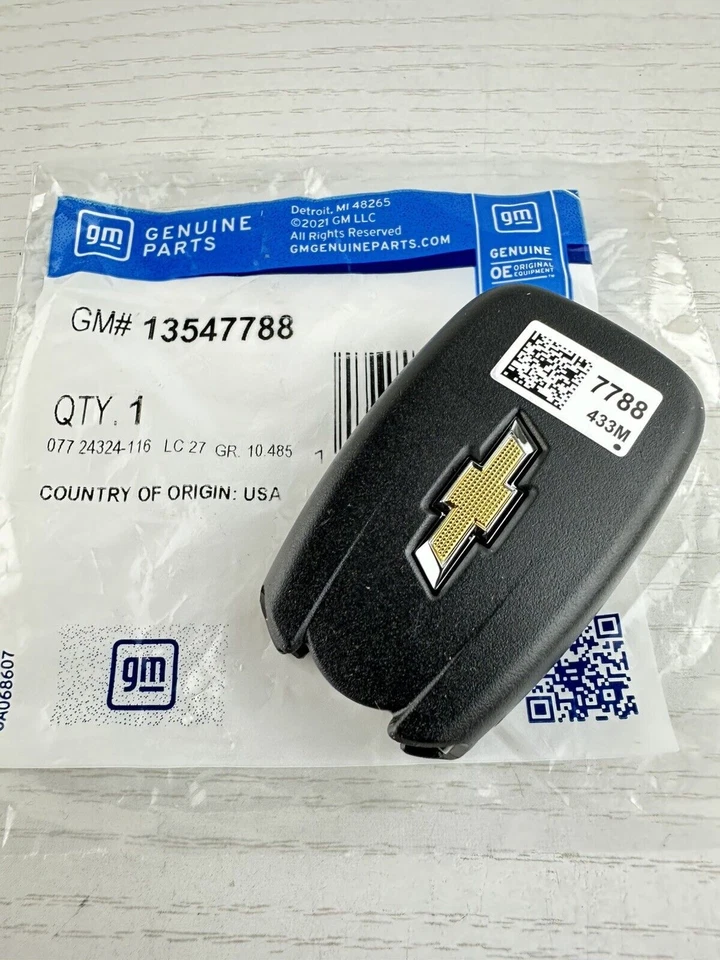 Nuevo Chevrolet Camaro Entrada Sin Llave Control Remoto Llavero Transmisor con START 13547788 Foto 3 de 4