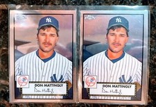 2021 Chrome Platinum Anniversary Base #696 Don Mattingly - New York Yankees (2)