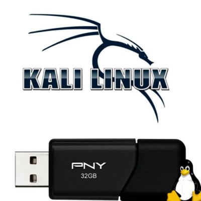 Kali Linux 2022 Live Penetration OS on 32GB Bootable USB 