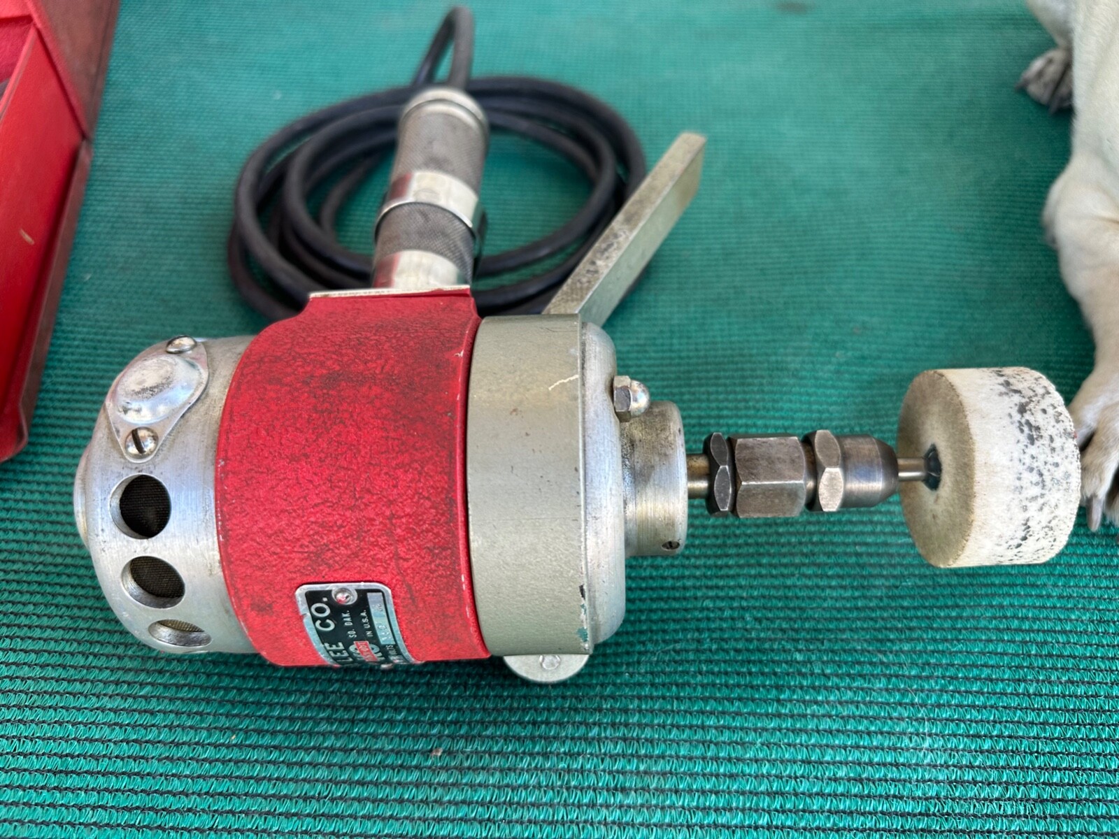 Vintage K. O. Lee Kock Out Valve Seat Grinder Tool Kit Model P400 USA