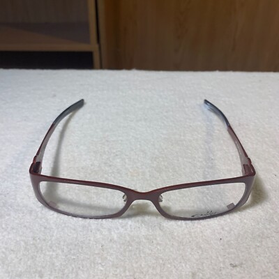 Oakley Revere Eyeglasses Frames 22-209 Garnet Red Rectangular 50-16-130 Metal