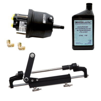Uflex HYCO 1.1 Front Mount OB System up to 175HP - Includes UP20 FM Helm, 2qts