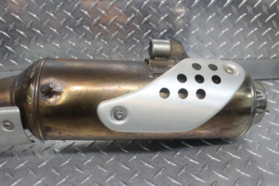 2001 BMW F650GS ABS LEFT/RIGHT EXHAUST PIPE MUFFLER SLIP ON CAN SILENCER - Image 2 of 4