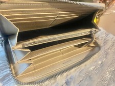 Authentic BALENCIAGA Continental Long Wallet double zip around Leather Pre-owned