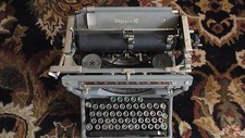 Vintage 1930s UNDERWOOD Typewriter WITH DECIMAL TABULATOR KEYS works good thumbnail