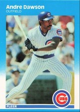 1987 Fleer Update Andre Dawson Chicago Cubs #U-24