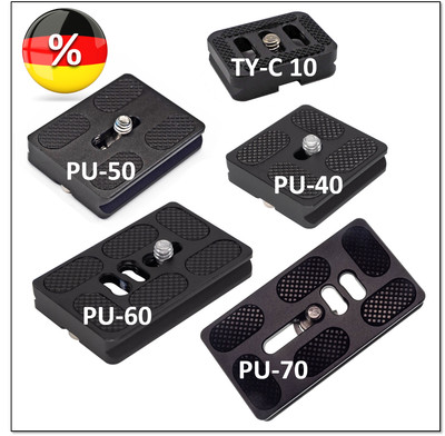 Universal Schnellwechselplatte für ARCA-SWISS  TY-C 10 PU-40 PU-50 PU-60 PU-70