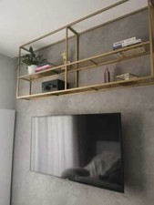 GRID FRAME - Steel and Mesh Loft Style Wall Shelf 29
