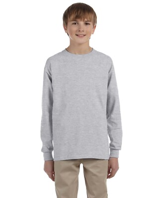 Jerzees Youth 5.6 oz. DRI-POWER ACTIVE Rib Cuffs Long Sleeves T