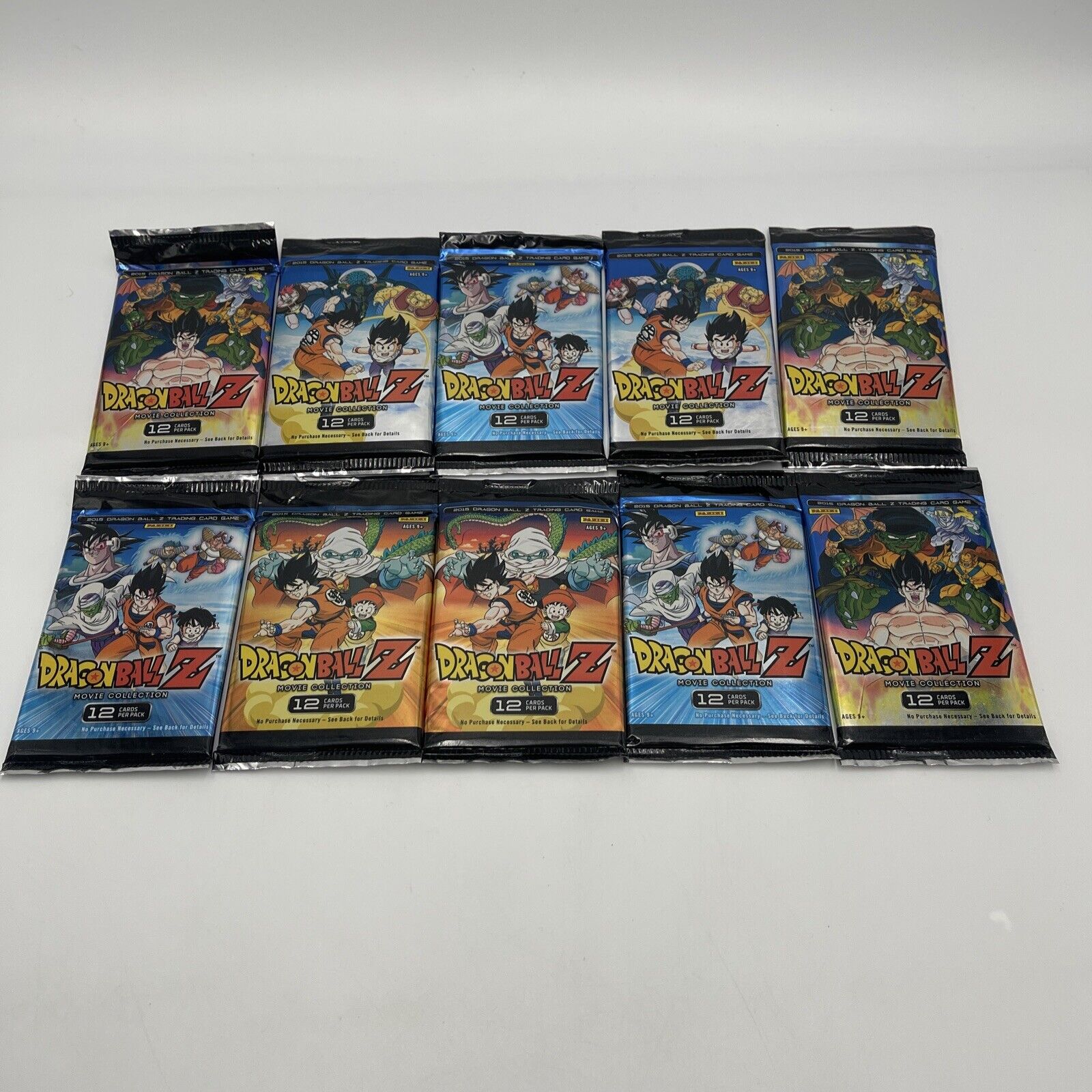 2015 Dragon Ball Z Movie Collection Lot of Two Packs 