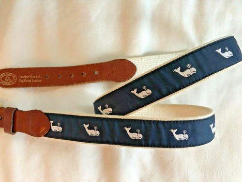 Men's Vintage Whale Belt 36 Essex CT 