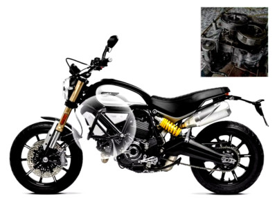 Sturzbügel Motorschutz Rahmenschutz für Ducati Scrambler 800, 2015-2022