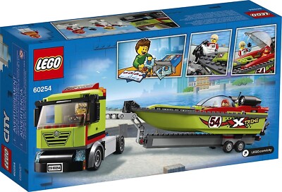LEGO 60254 CITY Race Boat Transporter 673419319225| eBay