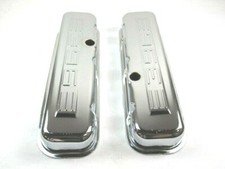 Chevy Big Block 396-502 Baffled Tall Steel Valve Cover 396 Chrome E41533c Chevy Big Block 396-502 Baffled Tall Steel Valve Cover 396 Chrome E41533c