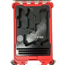 Sig Sauer P320 XTEN Insert for Milwaukee Packout – Holds 2 Mags + 50 Rounds
