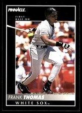Frank Thomas 1992 Pinnacle #1 White Sox MLB READ FREE SHIPPING AutographDen