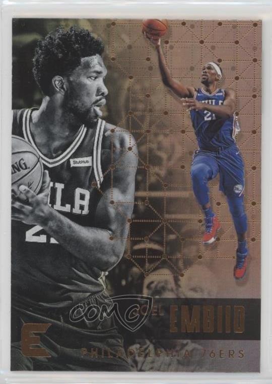 2017-18 Panini Essentials Retail Thin Stock Joel Embiid #145 4k8