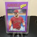 Topps 2026 Heritage Mike Trout Angels Purple Parallel Baseball Card #163