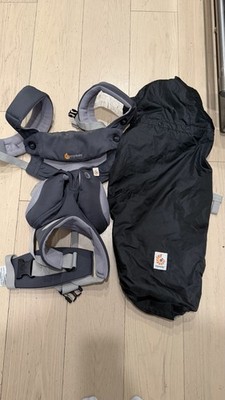 Ergobaby 360 All Carry Positions Baby Carrier Cool Air Mesh Carbon Grey Used