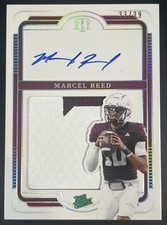 2025 Marcel Reed National Treasures Collegiate Rookie Patch Auto Silver /39 #141