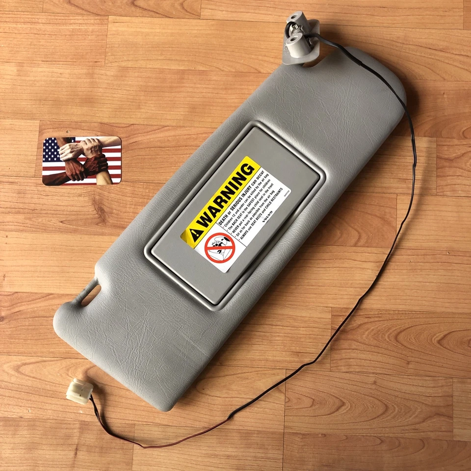 Volvo 850 R S70 V70 R XC C70 cupé pasajero derecho parasol arena gris con calcomanía Foto 2 de 4