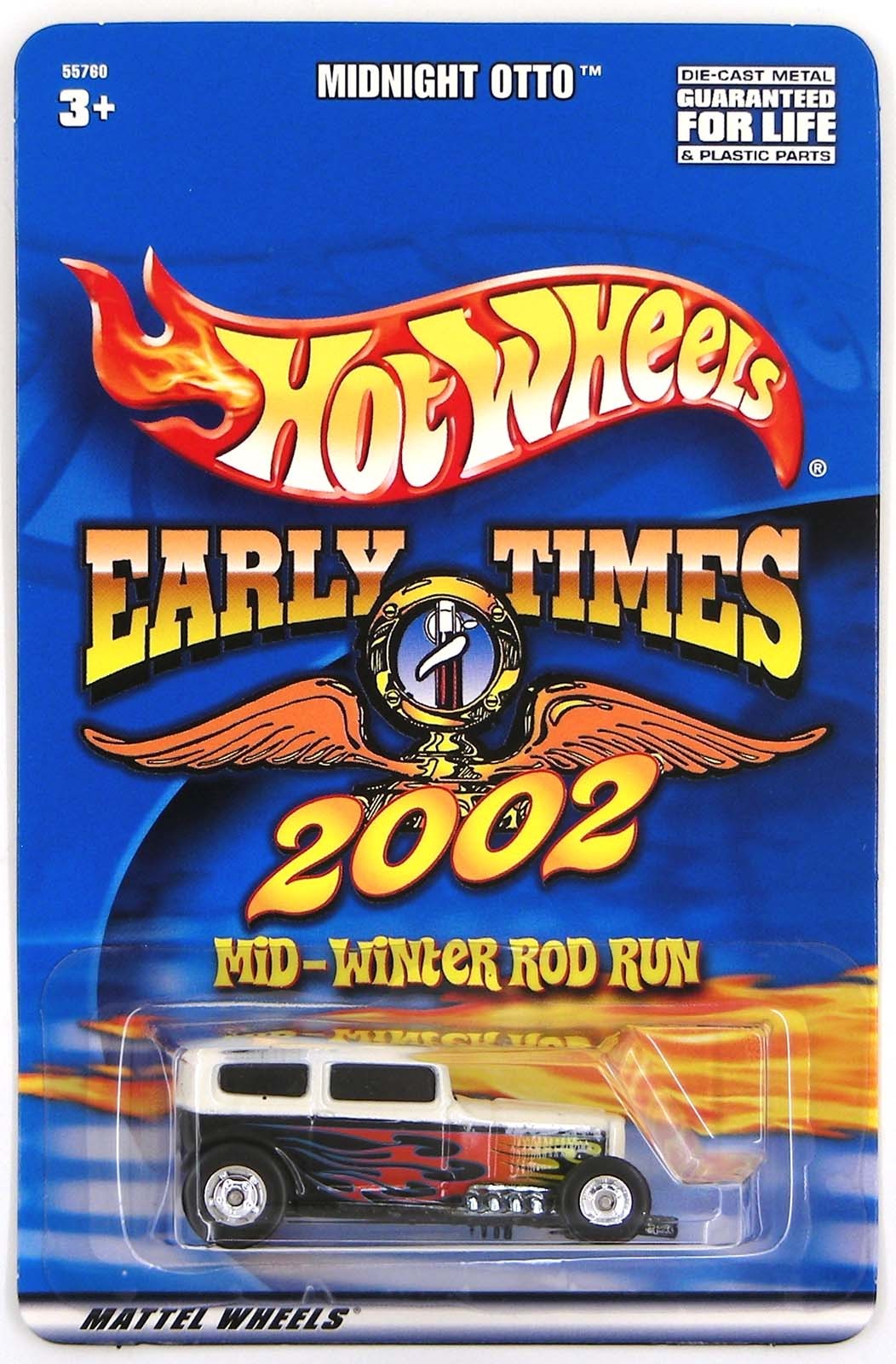 Midnight Otto White Early Times 2002 Mid-Winter Rod Run Hot Wheels
