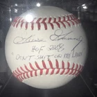 Goose Gossage Signed ML Baseball W/ Specialty Inscript. AUTO HOF 2008 & Display