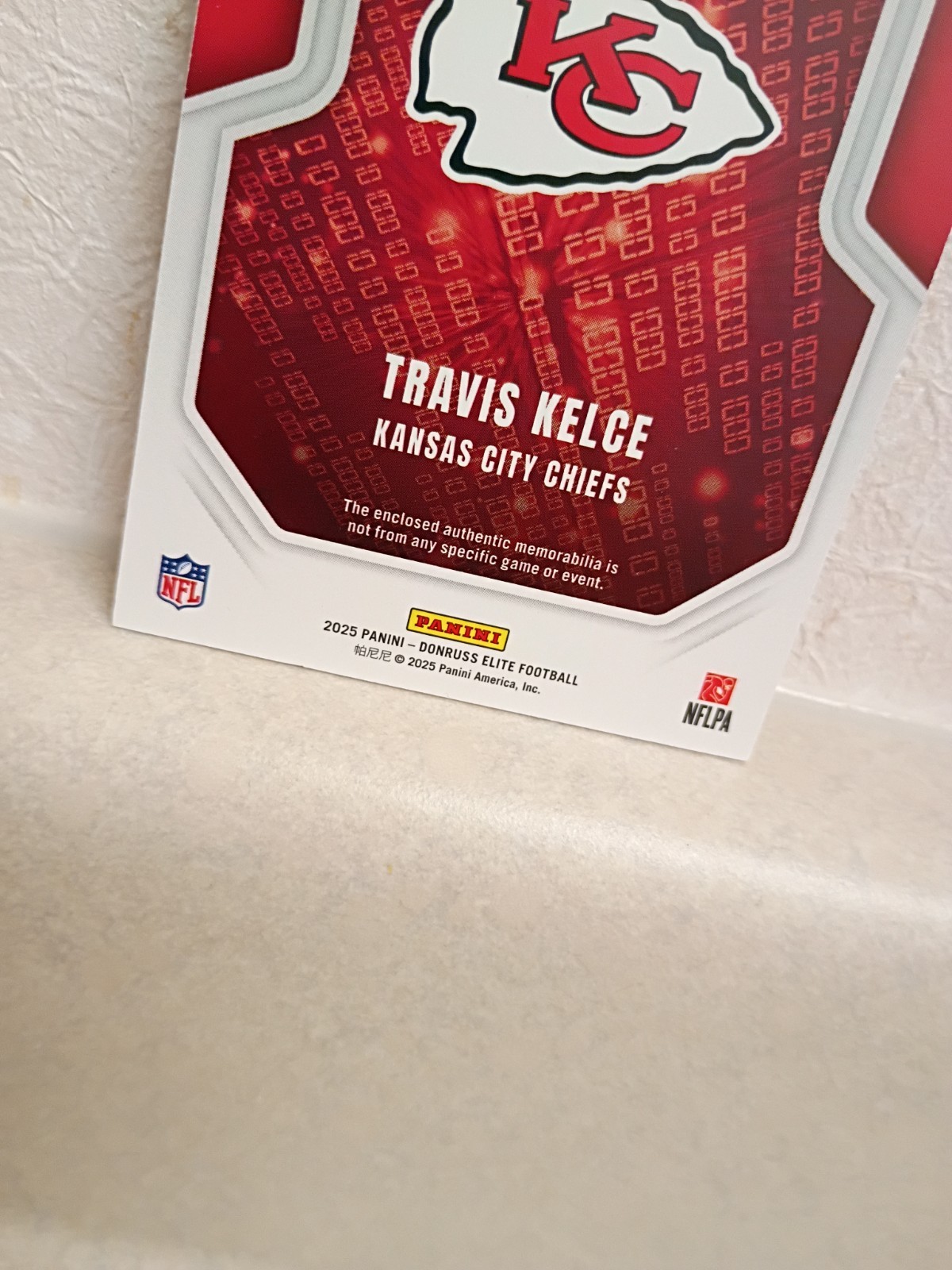 2025 Panini Donruss Elite - Numbers Game Jerseys Travis Kelce #NGJ-TRK /599... view 5