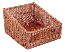 System Regalkorb, braun, T 40 cm x B 40 cm x Hv 16/27 cm