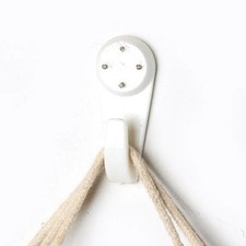 40mm Heavy Duty Hard Wall Hanging Hooks Strong White Nail Fixing Picture Hook
