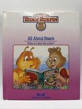 The World of Teddy Ruxpin: All About Bears Hardcover By Ken Forsee 1985 Book