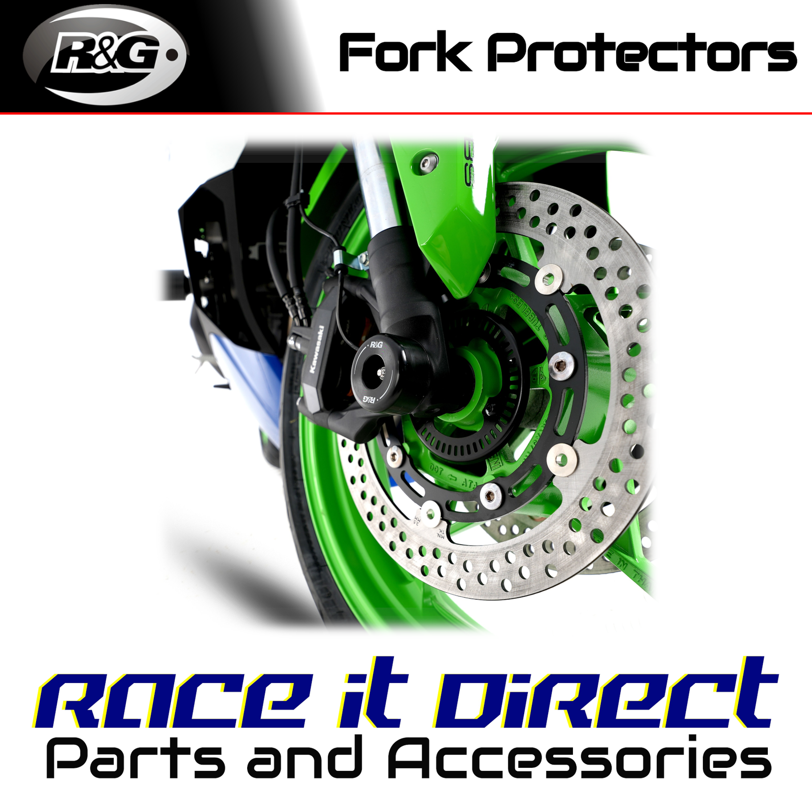 Fork Protectors for Kawasaki ZX-4R 2023-2026 R&G