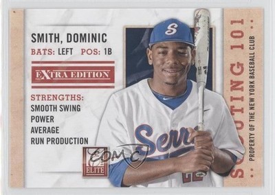 2013 Panini Elite Extra Edition Scouting 101 Dominic Smith #16 1g9