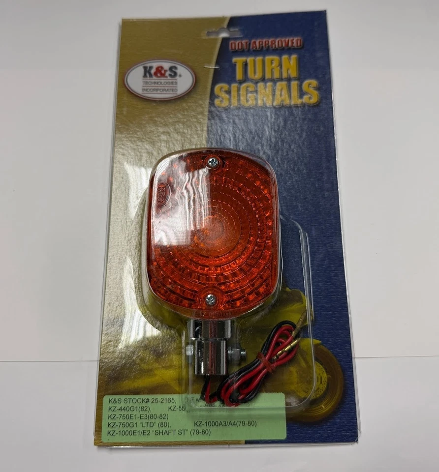 K&S Technologies - 25-2165 - Señal de giro aprobada por el DOT, ámbar Foto 4 de 4