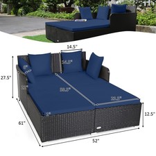 Cama Balinesa Garden Friend Formentera (96 X 140 X 57 Cm Tumbona