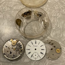 Vintage Antique Wind Up Pocket Watch Movement Remington