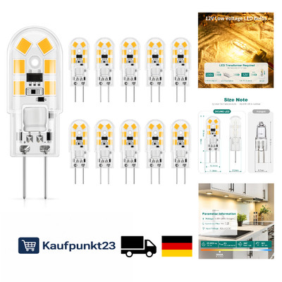 DiCUNO G4 LED Leuchtmittel 1,5W 12V Warmweiß