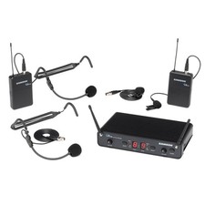 SAMSON CONCERT 288 PRESENTATION Dual Wireless Headset Lavalier Mic System